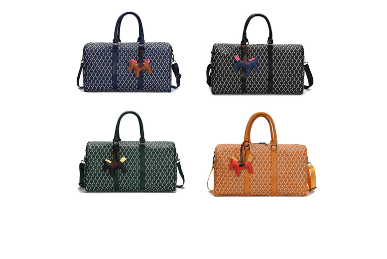 Designer  Large Travel Bag – Chic and Spacious Duffel for Summer Getaways | Wowcher