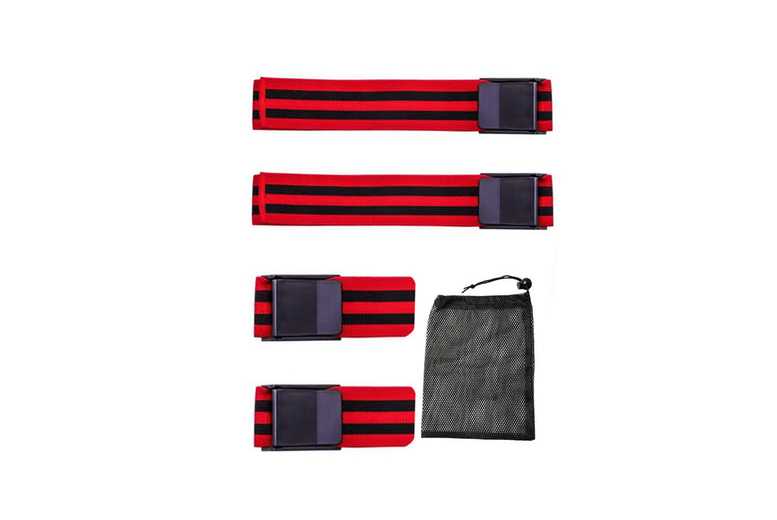 BFR Fitness Tracker Bundle – Smart Health & Activity Bands for Full-Body Workouts, Step Counter, Sleek Fabric Design | Wowcher