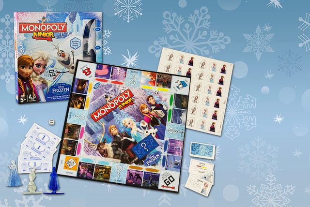 monopoly junior game frozen edition monopoly junior game frozen edition
