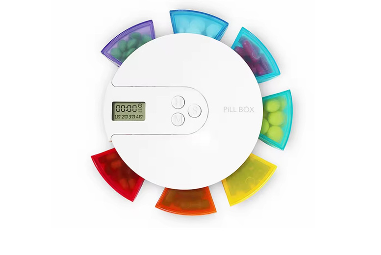 Digital 7-Grid Pill Box with Medicine Reminder | Wowcher