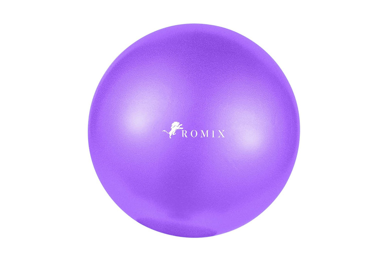 25cm Anti-Burst Pilates Ball – Compact Core Trainer, Textured Grip, PVC Build | Wowcher