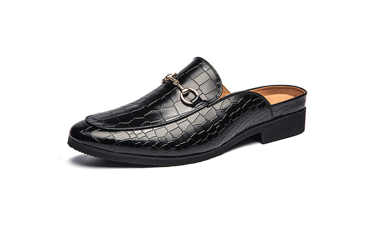 Red Men’s Classic Alligator Pattern Loafers – Perfect Summer Style | Wowcher