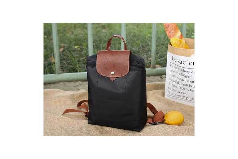 Designer Women’s Travel Backpack – Water-Resistant Nylon & PU Leather, 26cm x 28cm, Lightweight City & Weekend Bag | Wowcher Designer Women’s Travel Backpack – Water-Resistant Nylon & PU Leather, 26cm x 28cm, Lightweight City & Weekend Bag | Wowcher