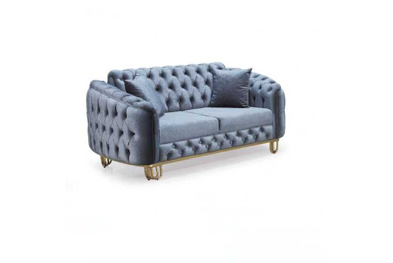 Dublin Chesterfield Velvet 3+2 Seater Sofa Set – Classic Velvet Lounge, Deep Button Tufting, Family Size | Wowcher Dublin Chesterfield Velvet 3+2 Seater Sofa Set – Classic Velvet Lounge, Deep Button Tufting, Family Size | Wowcher