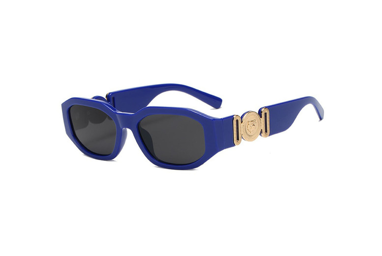 Unisex   Medusa Biggie Sunglasses, Blue | Wowcher