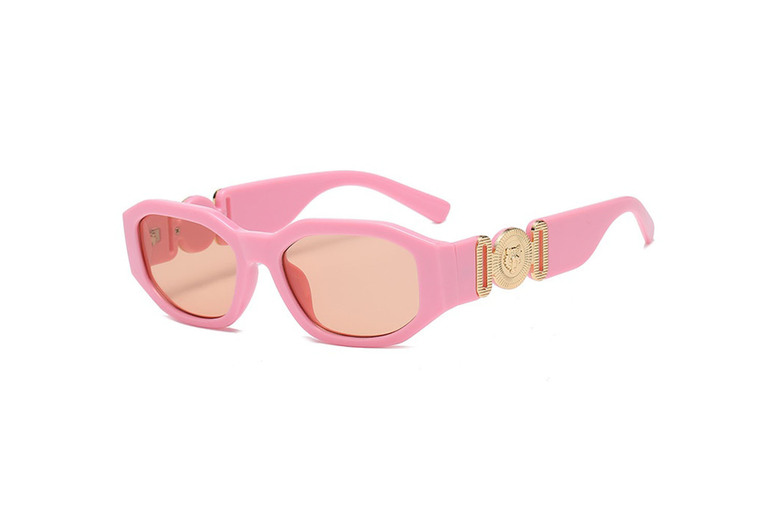 Unisex   Medusa Biggie Sunglasses, Pink | Wowcher