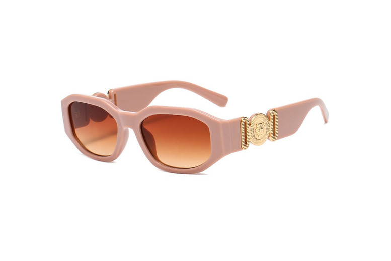 Unisex   Medusa Biggie Sunglasses, Beige | Wowcher