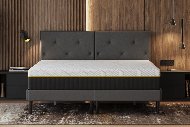 Emma Hybrid AirGrid Memory Foam Mattress – Pressure Relief & Cooling, 4 Sizes | Wowcher Emma Hybrid AirGrid Memory Foam Mattress – Pressure Relief & Cooling, 4 Sizes | Wowcher