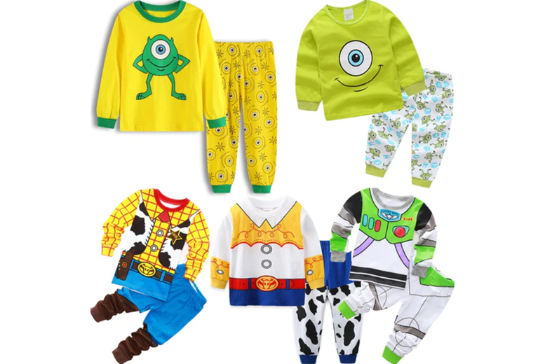 Kids’ 100% Cotton Toy Story Pyjama Set – Unisex, Soft, Ages 2-8 | Wowcher
