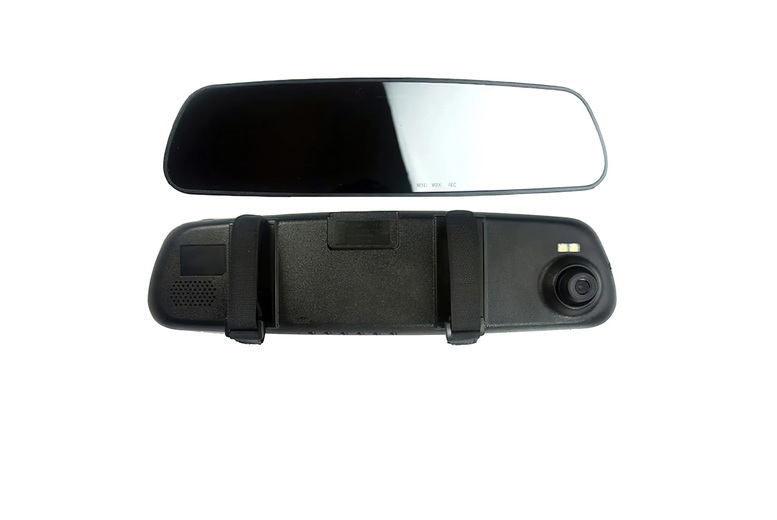 1080P HD Rearview Mirror with Front and Rear Recording | Wowcher