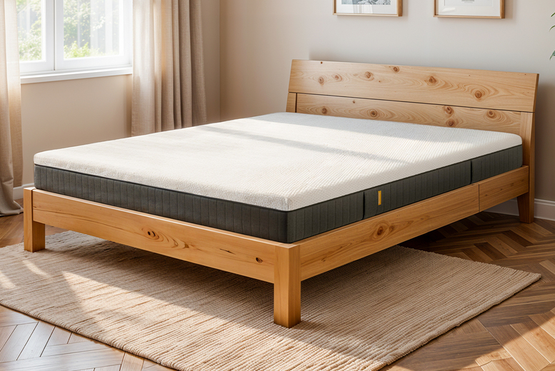 Emma Hybrid Premium Mattress – Memory Foam & Pocket Springs, 5 Sizes | Wowcher