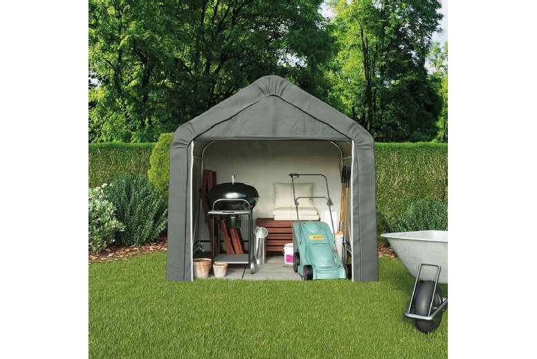 Heavy-Duty Portable Storage Shed 6X6FT – Weatherproof & Durable | Wowcher Heavy-Duty Portable Storage Shed 6X6FT – Weatherproof & Durable | Wowcher