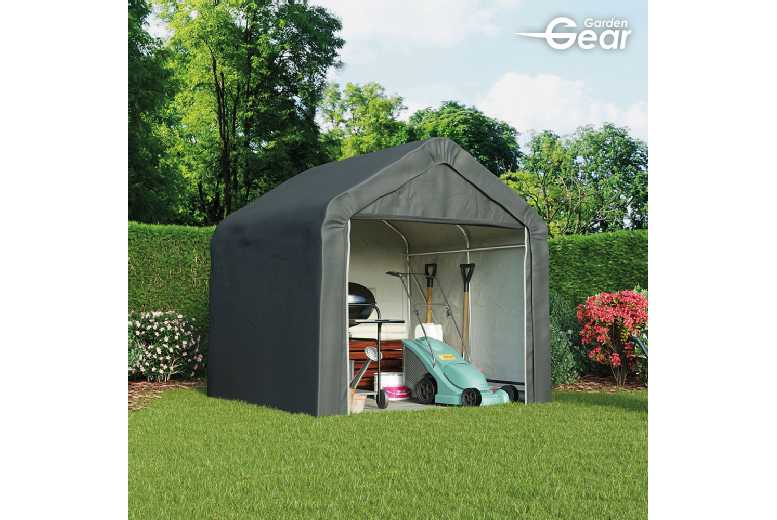Heavy-Duty 8x8FT Portable Storage Shed – Weatherproof Polyethylene, Steel Frame, Secure Walk-In Garden Building | Wowcher Heavy-Duty 8x8FT Portable Storage Shed – Weatherproof Polyethylene, Steel Frame, Secure Walk-In Garden Building | Wowcher