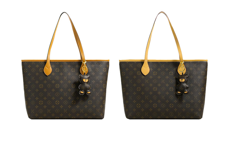 Unisex Brown Vegan Leather Designer Tote Bag – Structured, Spacious & Water-Resistant | Wowcher