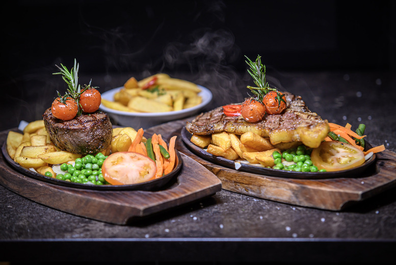 Sirloin Steak Dining & Drinks for 2 at Steak & Lounge, Leicester | Wowcher