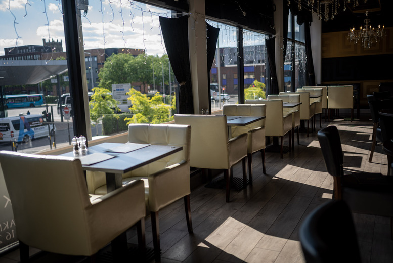 Burger, Fries & Drinks for 2 at Steak & Lounge, Leicester | Wowcher