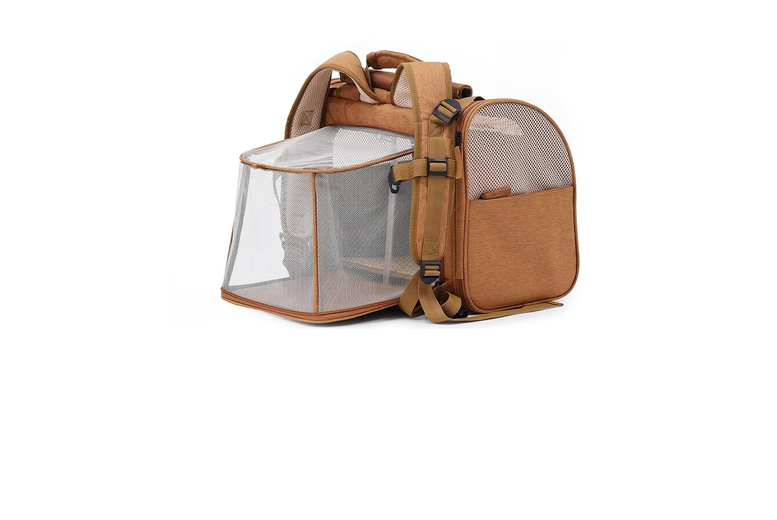 Expandable Pet Carrier Backpack – Grey or Brown | Wowcher Expandable Pet Carrier Backpack – Grey or Brown | Wowcher
