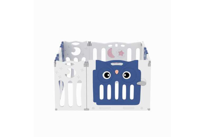 63cm H Kids Safety Play Yard Blue Foldable Home Activity Center
