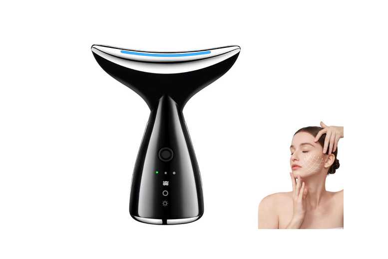 Advanced LED Face Massager – Rechargeable Skin Care Device for Collagen Boost & Fine Line Reduction | Wowcher