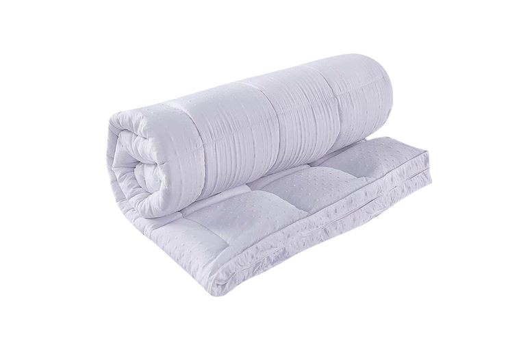 Hotel Quality 5cm Microfibre 3D Bubble Mattress Topper – Machine Washable, 4 Sizes | Wowcher