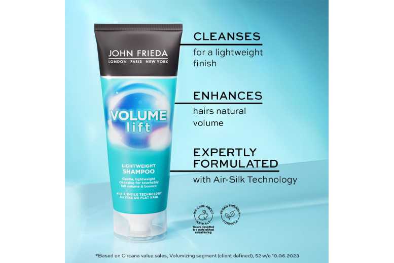 John Frieda Volume Lift Shampoo 250ml – Volumising, Colour Safe, Vegan | Wowcher