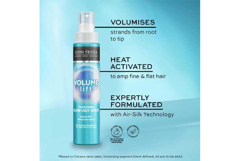 John Frieda Volume Lift Hair Spray 100ml – Air-Silk, Colour Safe, Vegan, For Fine Hair | Wowcher John Frieda Volume Lift Hair Spray 100ml – Air-Silk, Colour Safe, Vegan, For Fine Hair | Wowcher