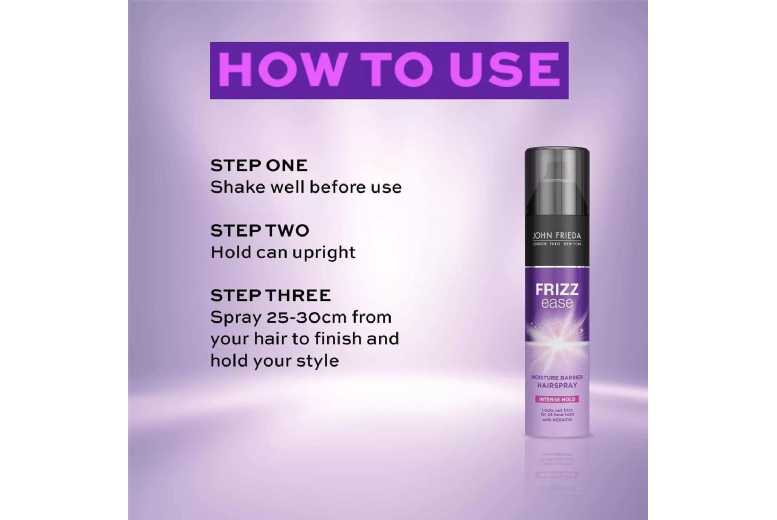 John Frieda Frizz Ease Hairspray, 250ml – Professional Frizz Control | Wowcher