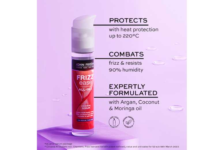 John Frieda Frizz Ease Original Serum 50ml – Single or Pack of 2 | Wowcher