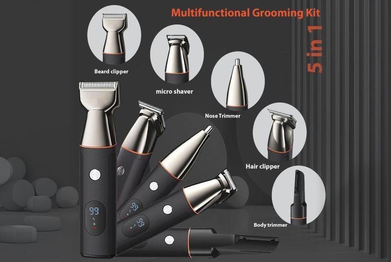 5-in-1 Men’s Multifunctional Grooming Kit | Wowcher