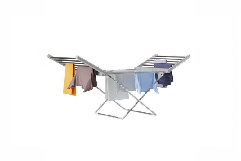 Freestanding Winged Electric Clothes Airer – 15kg Laundry Dryer, Energy Efficient | Wowcher