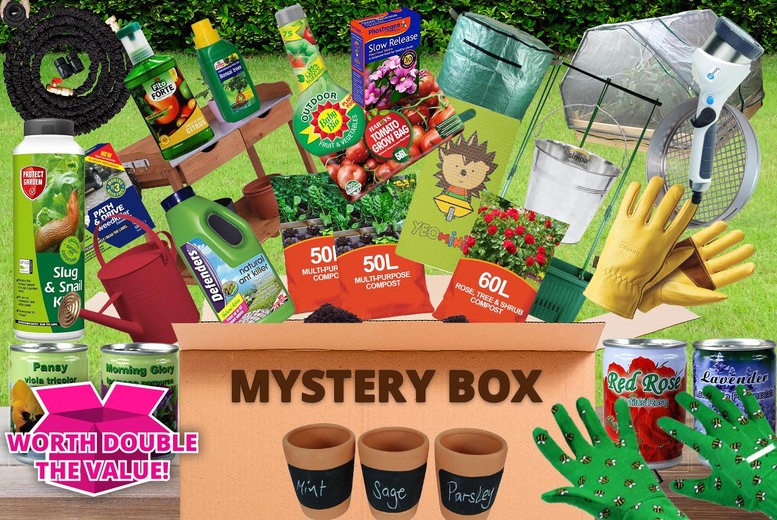 Garden Mystery Box – Small or Medium – Worth Double The Value! | Wowcher