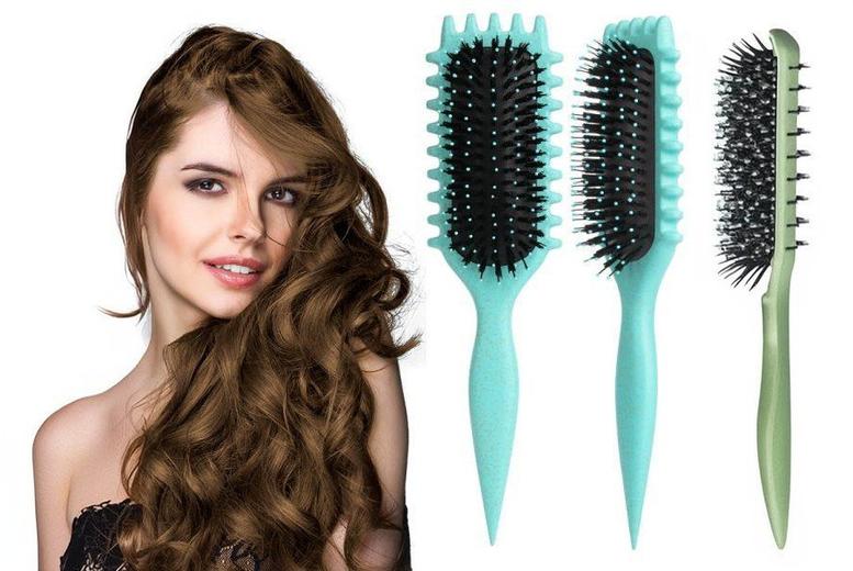 Curl Defining Hair Brush for Curly Hair – Anti-Frizz, Scalp Care, Salon-Quality | Wowcher Curl Defining Hair Brush for Curly Hair – Anti-Frizz, Scalp Care, Salon-Quality | Wowcher