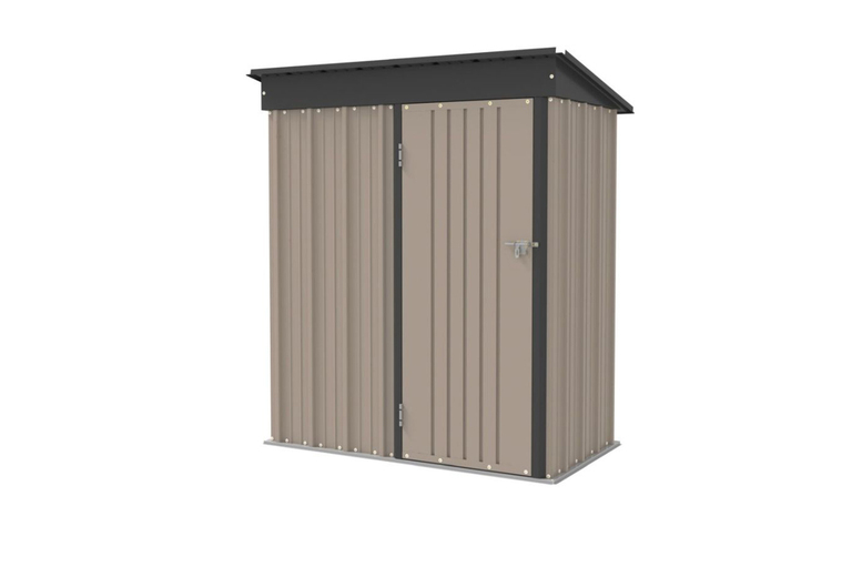 5ft x 3ft Metal Weatherproof Storage Shed – Galvanised Steel, Lockable, Compact Garden Building | Wowcher 5ft x 3ft Metal Weatherproof Storage Shed – Galvanised Steel, Lockable, Compact Garden Building | Wowcher