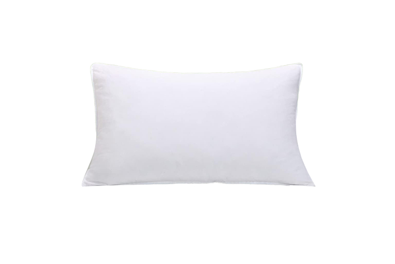 Luxury Duck Feather & Down Pillows – Extra Filled, Hypoallergenic, Machine Washable (2 Pack) | Wowcher