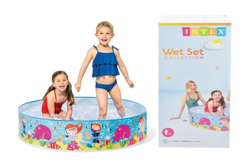 Snorkel Fun 4′ x 10′ Snapset Pool – Vibrant Kids’ Water Play | Wowcher