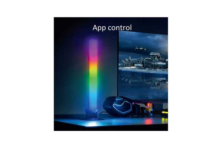 2Pcs RGB Smart LED Light Bars Bluetooth Control Scene Lights | Wowcher 2Pcs RGB Smart LED Light Bars Bluetooth Control Scene Lights | Wowcher
