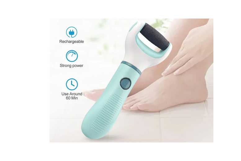 Professional Electric Foot File Pedicure Set – Advanced Callus Remover, Rechargeable Cordless Beauty Tool | Wowcher