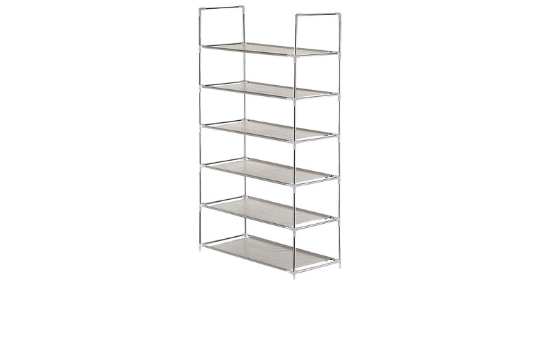 PRICE DROP! Space-Saving Shoe Rack Storage Unit - 4, 6, or 8 Tier Options | Wowcher