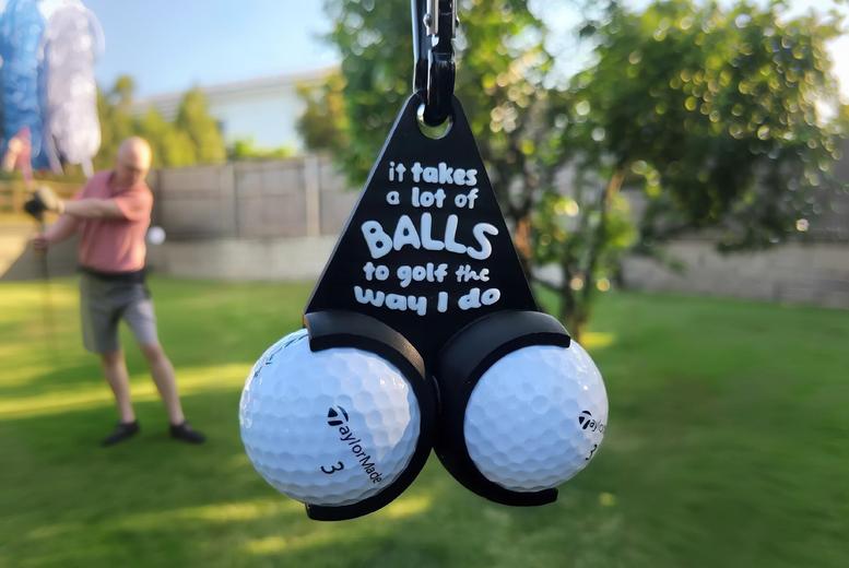 Novelty Funny Golf Ball Holder – 3 Styles | Wowcher