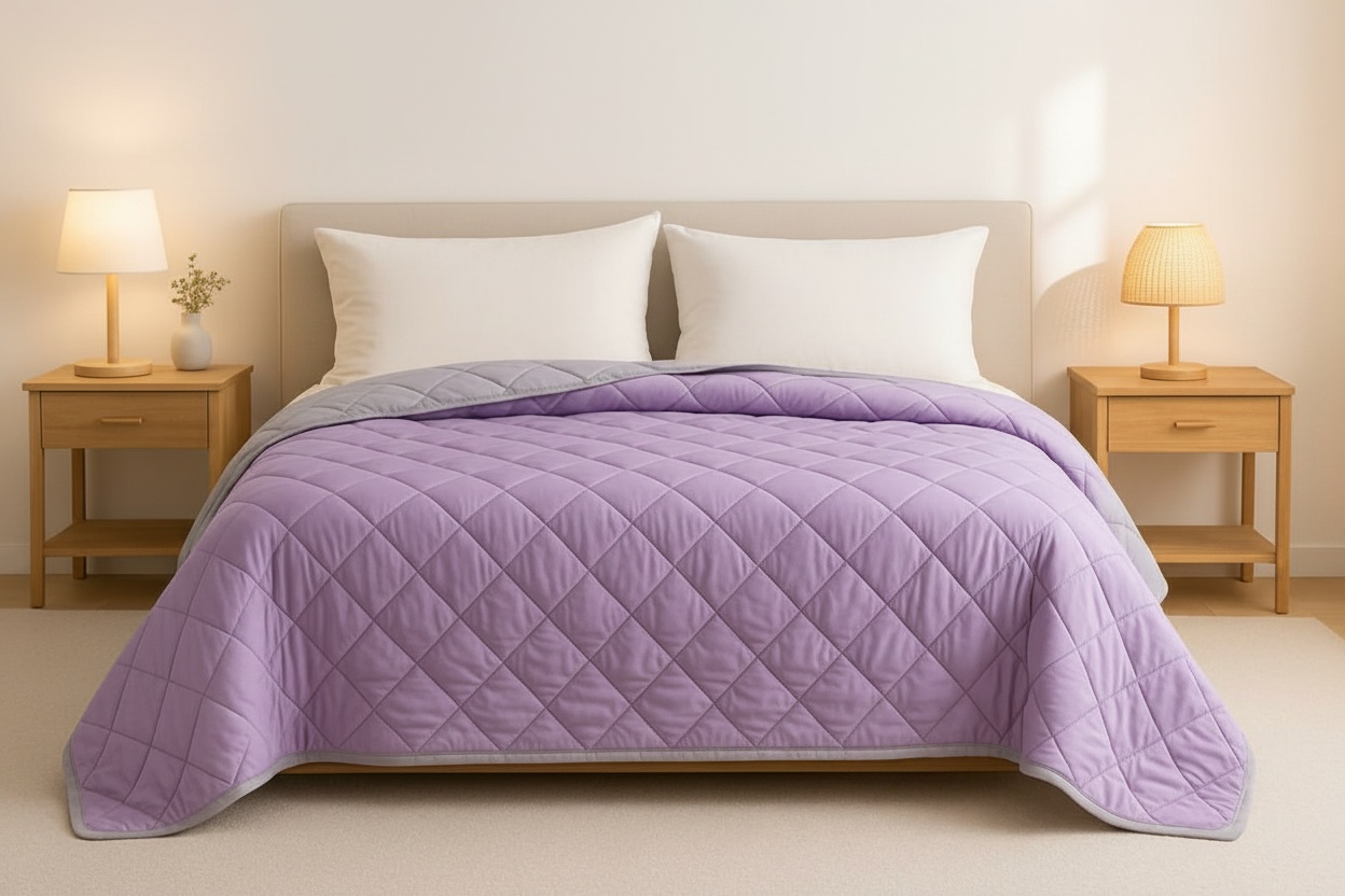 Luxury Cooling Fibre Summer Blanket - Soft, Breathable & Machine Washable in 5 Sizes, 8 Colours | Wowcher