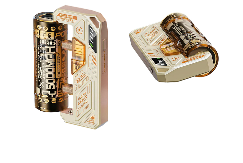 5000mAh Fast Charging Power Bank – Ultra-Portable Universal Charger for iPhone, Samsung & USB-C Devices, Replaceable Battery | Wowcher