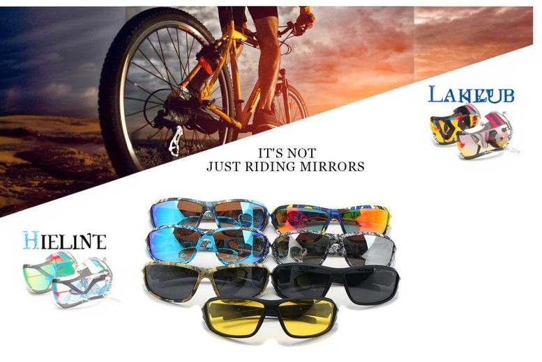 Unisex Black 2-Pack Polarised Unisex Sports Sunglasses – 8 Styles | Wowcher Unisex Black 2-Pack Polarised Unisex Sports Sunglasses – 8 Styles | Wowcher