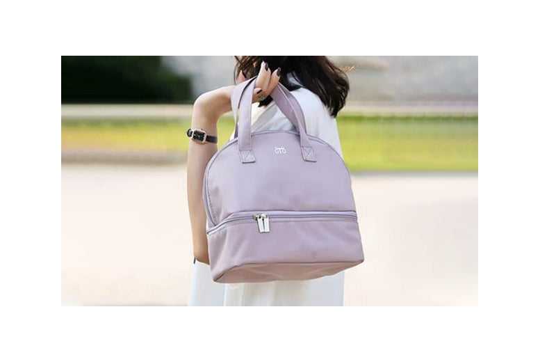 Insulated Dual Compartment Lunch Bag with Tote Handle | Wowcher