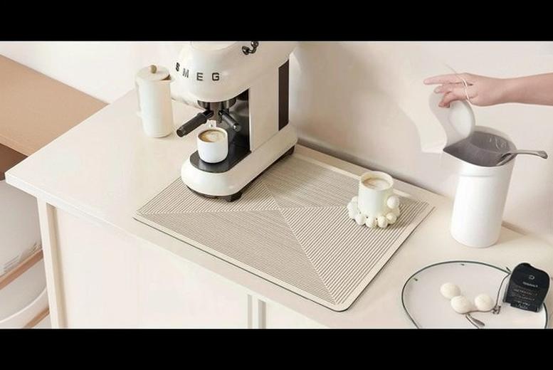 Geometric Quick-Dry Drying Mat | Wowcher