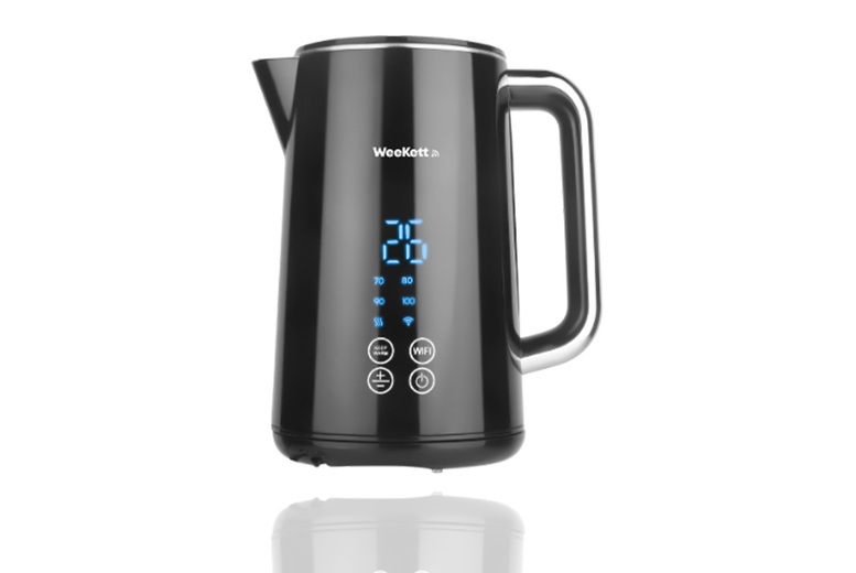 Smart Electric Kettle 1.7L – Rapid Boil, Voice-Controlled, Cool-Touch, Sleek Black | Wowcher