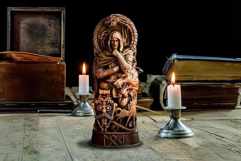 Handcrafted Resin Nordic Gods Decorative Statue – Modern Mythology Home Decor, 25cm | Wowcher