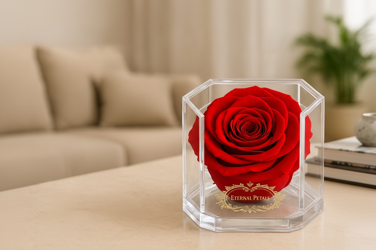 Eternal Petals Real Rose – Long-Lasting Indoor Bloom | Wowcher