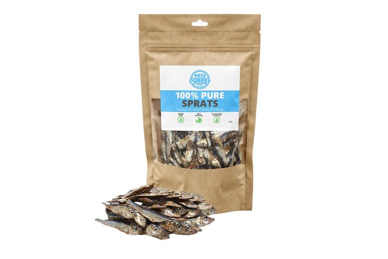 5-Pack 100% Natural Dried Sprats Treat for Dogs & Cats | Wowcher