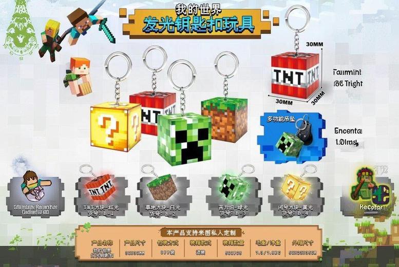 Unisex Black Cartoon  Keychain with LED Light | Wowcher