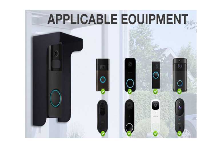 Ring Doorbell Protector Water Resistant Anti-Glare Rain Cover | Wowcher